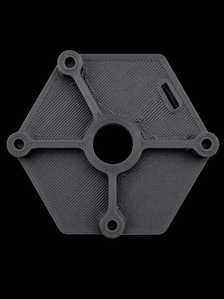 An FDM printed plastic part